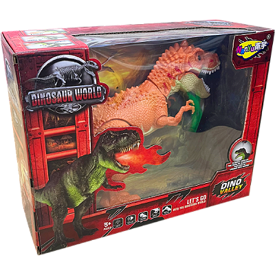 DINOSSAURO SOLTA FUMACA SOM LUZ MOV. 39,5CM - ROTOBRINQ