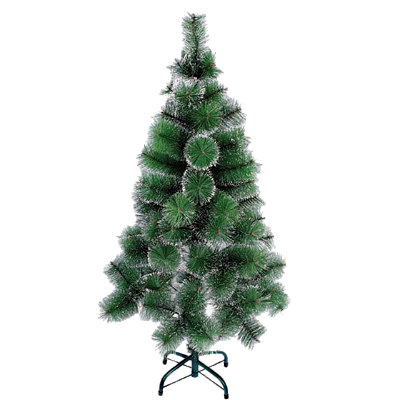 ENFEITE DE NATAL - ARVORE DE NATAL LUXO NEVADA 1,50M COM 138 GALHOS - RIO DE OURO