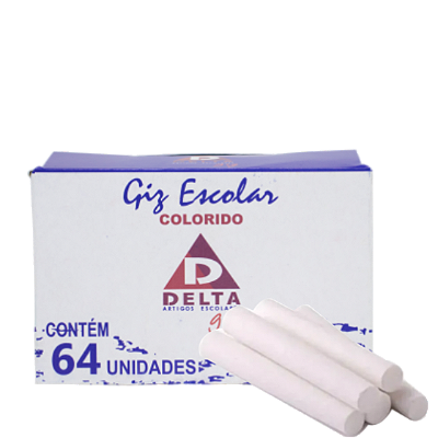 GIZ ESCOLAR COMUM BRANCO - DELTA