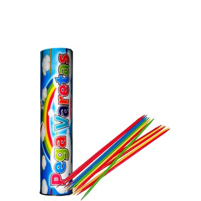 JOGO PEGA VARETA NO TUBO C/ 21 PECAS - MINI TOYS