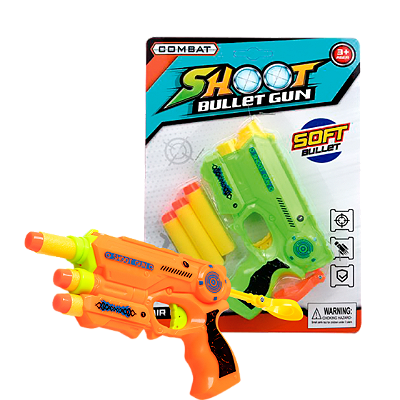 LANCA DARDOS GUN SOFT 23CM - SAMBA TOYS