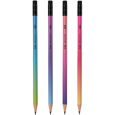 LAPIS DE ESCREVER MOVE C/ BORRACHA - CIS