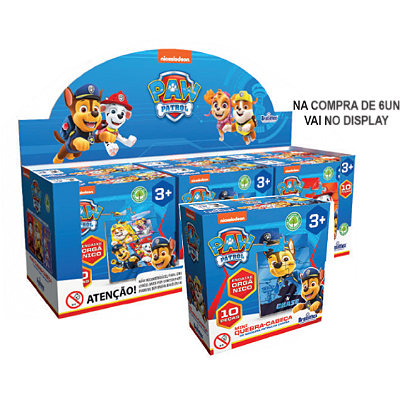 MINI QUEBRA-CABECA PATRULHA CANINA MADEIRA 10 PECAS - BRASILFLEX