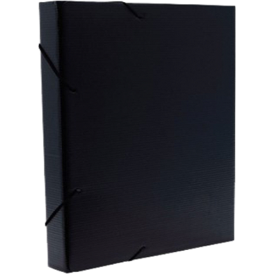 PASTA COM ELASTICO POLIONDA 20MM PRETA - POLYCART