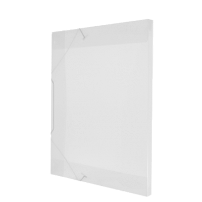 PASTA COM ELASTICO TRANSPARENTE 20MM CRISTAL - ACP