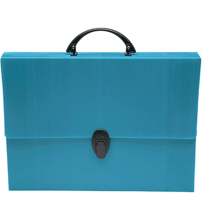 PASTA MALETA POLIONDA AZUL 4,8CM - POLYCART