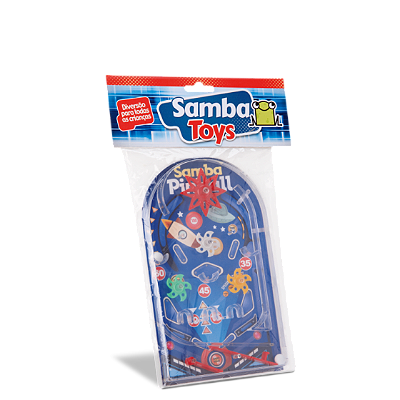 PINBALL NA SOLAPA 25CM - SAMBA TOYS