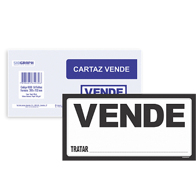 PLACA VENDE-SE - SIDGRAPH