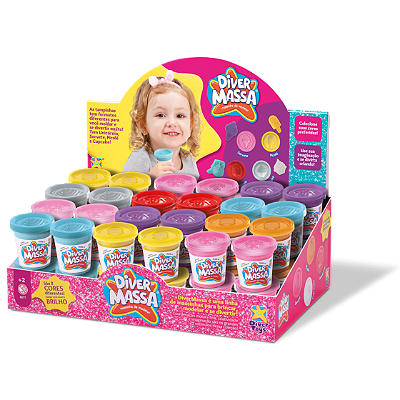 POTE DIVER MASSA COM GLITTER 50G - DIVER TOYS