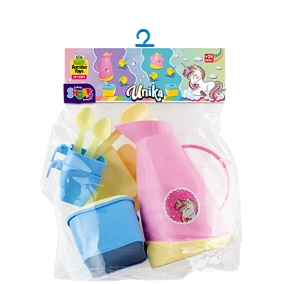 UNIKA HORA DO CAFE SOLAPA C/ 9 PECAS - SAMBA TOYS