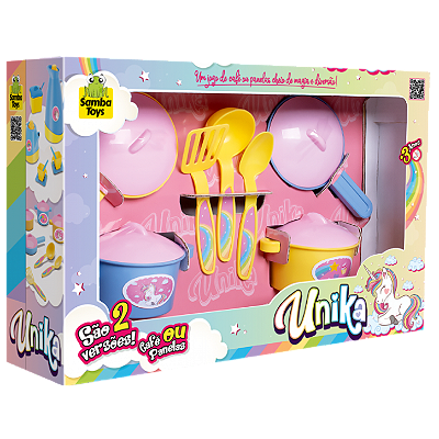 UNIKA JOGO DE PANELA C/ ACESSORIOS 38CM - SAMBA TOYS
