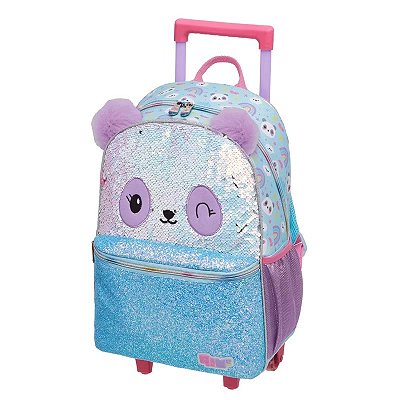 MOCHILA DE CARRINHO PACK ME PANDA RAINBOW - PACIFIC