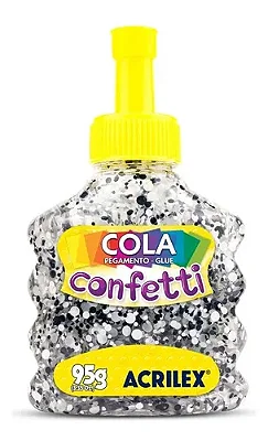 COLA CONFETTI 95G ESPACIAL - ACRILEX