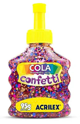 COLA CONFETTI 95G FANTASIA - ACRILEX