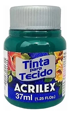 TINTA TECIDO FOSCA VERDE BANDEIRA  37ML - ACRILEX