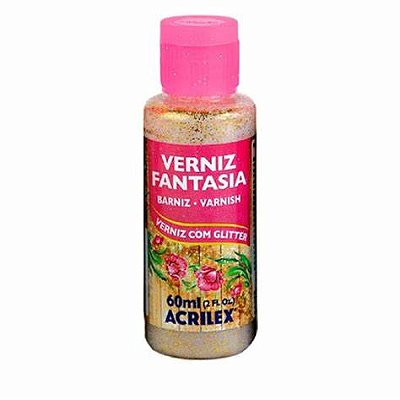 VERNIZ FANTASIA OURO 60ML - ACRILEX