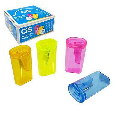 APONTADOR COM DEPOSITO VERTICAL OVAL COLOR - CIS