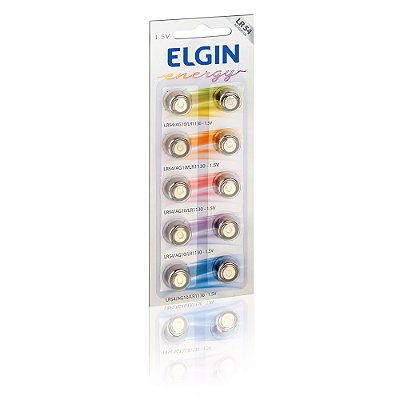 BATERIA ALCALINA LR1130 /AG10 /LR54 1.5V - ELGIN