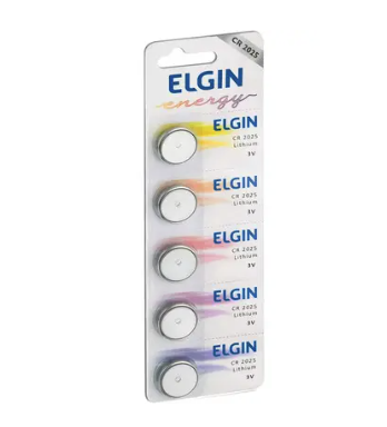 BATERIA DE LITIO 3V CR2025 - ELGIN