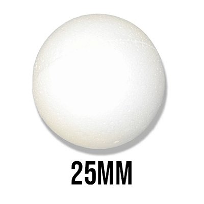 BOLA DE ISOPOR 25MM - STYROFORM