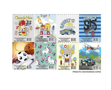 CADERNETA ESPIRAL CAPA FLEXIVEL 1/16 COM 40 FOLHAS - ALTERNATIVA