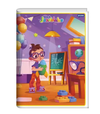 CADERNO BROCHURA CAPA FLEXIVEL 1/4 COM 80 FOLHAS - JANDAIA