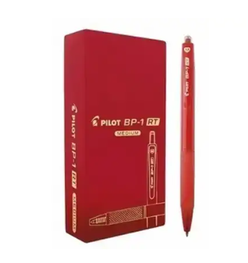 CANETA ESF. BP1 VERMELHA RETRATIL 1.0MM - PILOT