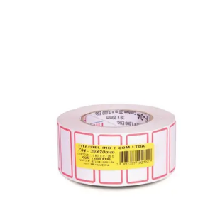 ETIQUETA ADESIVA 20M F-04 - FITACREL