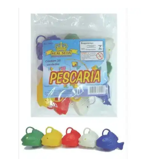 KIT PEIXINHO PARA PESCA COM 10 UNIDADES - REAL SEDA
