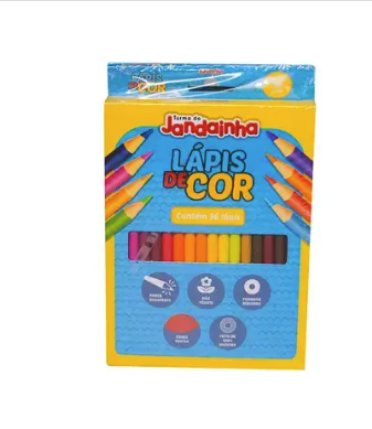 LAPIS DE COR COM 36 CORES - TURMA JANDAINHA