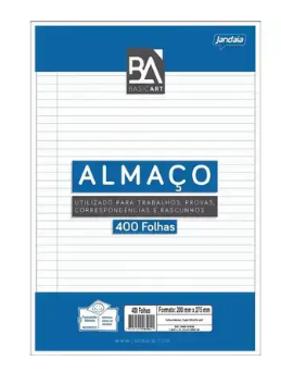 PAPEL ALMAÇO COM PAUTA - BASIC ART