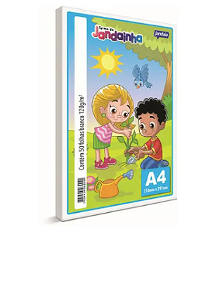 PAPEL BRANCO 120G - JANDAINHA - A4