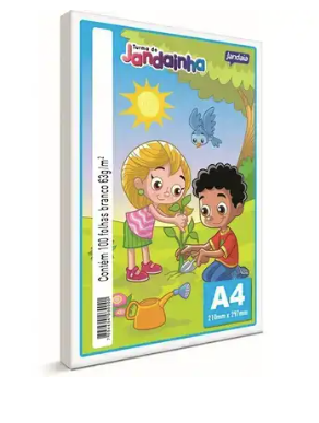 PAPEL BRANCO 63G - JANDAINHA - A4