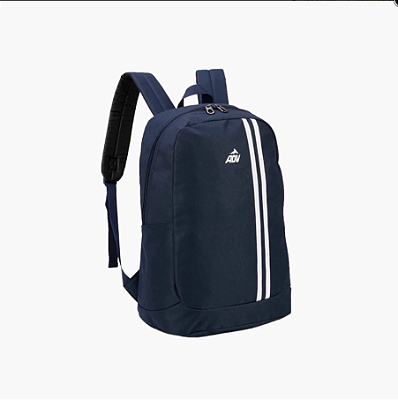 MOCHILA DE COSTA ADV AZUL LISTRA VERTICAL - LUXCEL