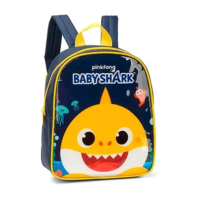 MOCHILA DE COSTA BABY SHARK AMARELO - LUXCEL