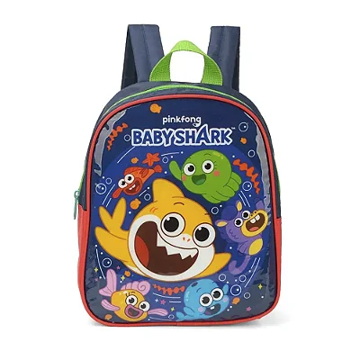 MOCHILA DE COSTA BABY SHARK VERMELHO - LUXCEL