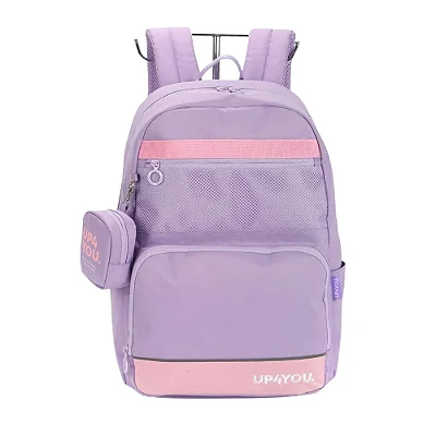 MOCHILA DE COSTA UP4YOU ROXO COM CHAVEIRO MINI BOLSA - LUXCEL
