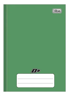 CADERNO BROCHURA CAPA DURA VERDE D+ COM 48 FOLHAS - TILIBRA