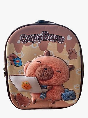MOCHILA DE COSTAS INF. PRÉ ESCOLAR CAPIVARA