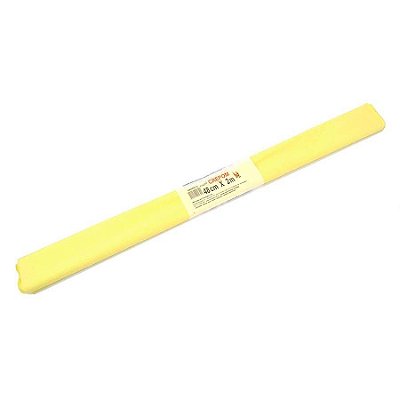 PAPEL CREPOM COMUM CANDY COLOR AMARELO (48CMX2M) - VMP