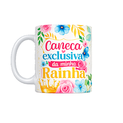 Canecas floral colorida