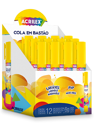 COLA BASTAO CANETA 6G - ACRILEX