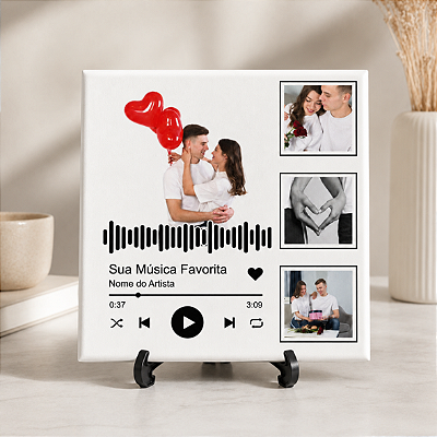 AZULEJO SPOTIFY 15X15CM PERSONALIZADO