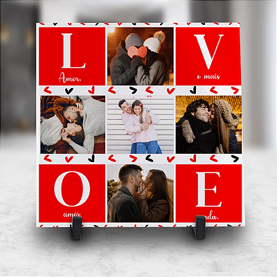 AZULEJO LOVE  20X20CM PERSONALIZADO