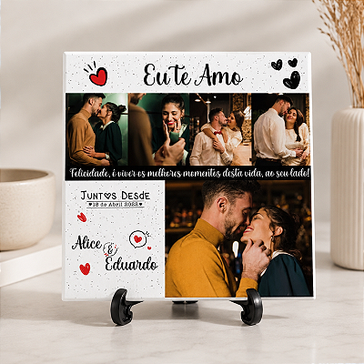 AZULEJO JUNTOS DESDE (DATA)  15X15CM PERSONALIZADO