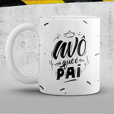 CANECA DE LOUÇA AVO QUE É PAI PERSONALIZADA