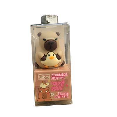 APONTADOR COM 1 FURO SEM DESPOSITO CAPIVARA CAPYCLUB - TILIBRA