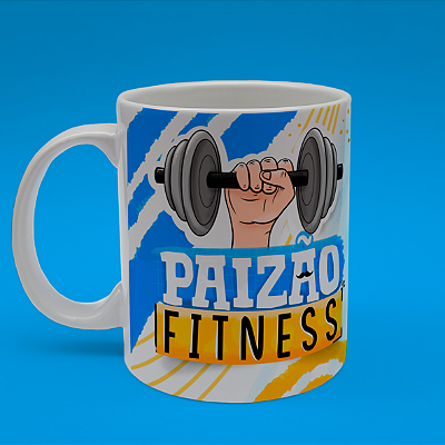 CANECA DE LOUÇA PAIZÃO FITNESS PERSONALIZADO