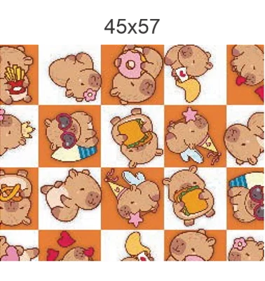 SACO DE PRESENTE INFANTIL CAPIVARA (45X57CM) - EMAPEL
