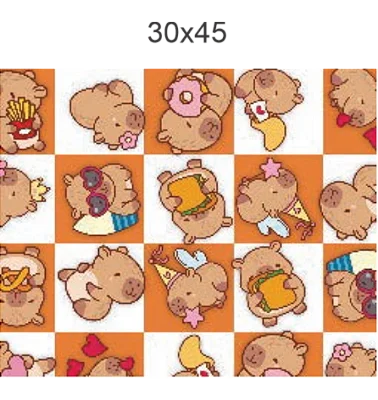 SACO DE PRESENTE INFANTIL CAPIVARA (30X45CM) - EMAPEL